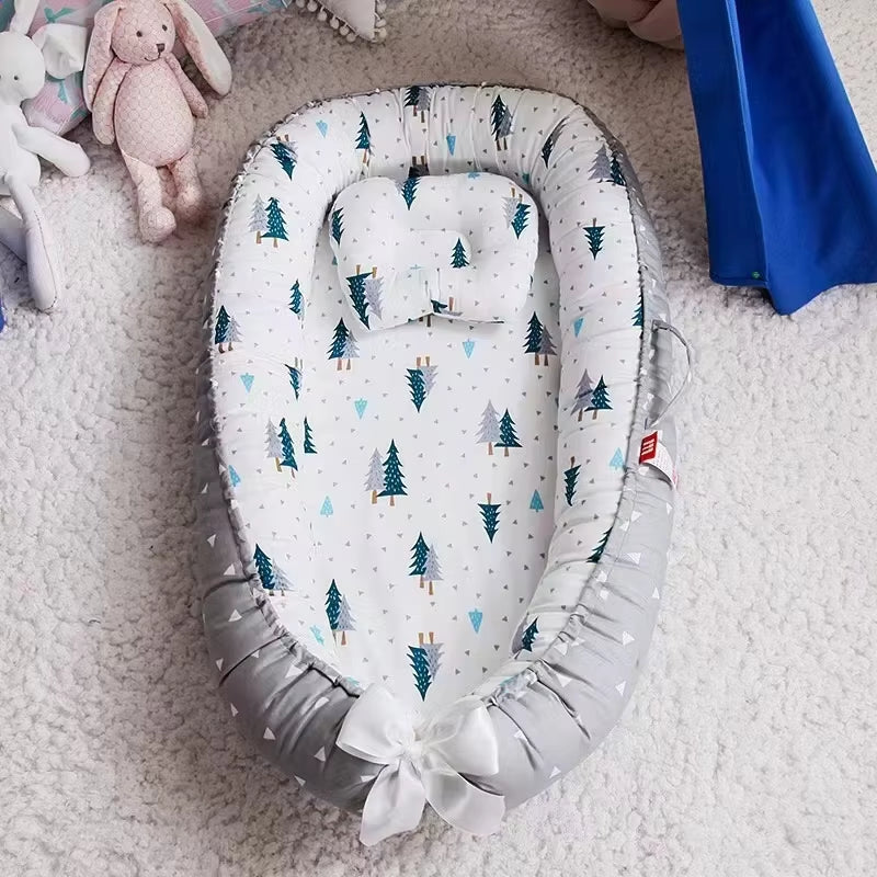 Baby Nest for Co Sleeping Newborn - Lounger Portable Crib