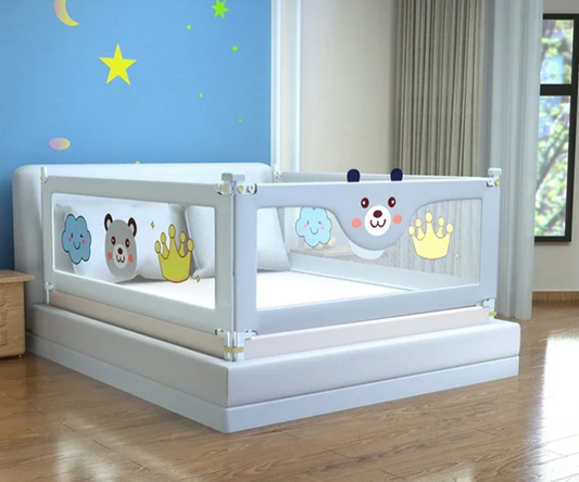 Toddler Infant Security Guardrail (Bed Rail) with Double Lock - Baby Safety - 150/220CM 