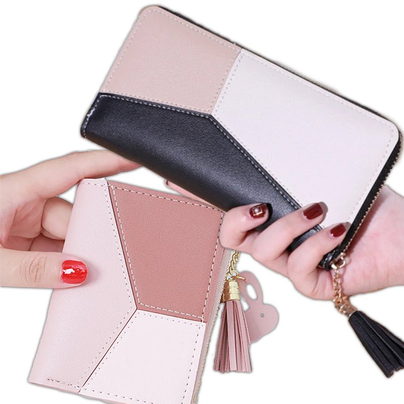 Fashion Purse Zipper Coin Wallet For Lady - Long or Short Moneybag