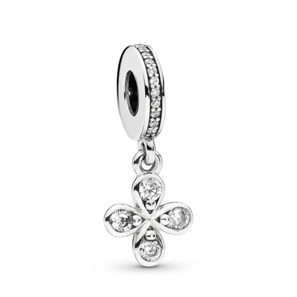 Charms 925 Sterling Silver With Zircon - Charms Fit Pandora Bracelet - Choose Your Style