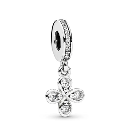 Charms 925 Sterling Silver With Zircon - Charms Fit Pandora Bracelet - Choose Your Style