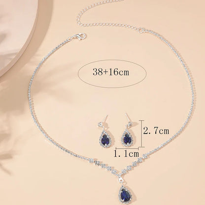 Bridal & Bridesmaid Jewellery Set - Necklace and Earring