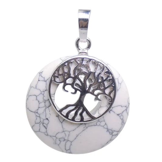 Tree of Life Natural Stones Pendant - Choose Your Gemstones