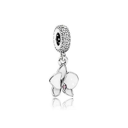 Charms 925 Sterling Silver With Zircon - Charms Fit Pandora Bracelet - Choose Your Style