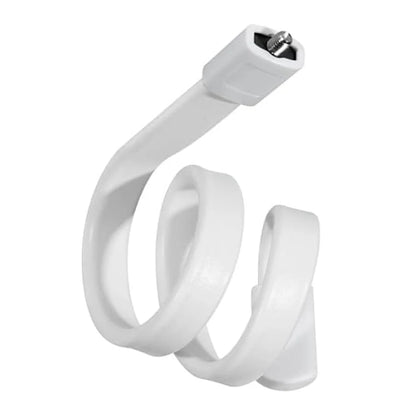 Baby Monitor Holder White Flexible Silicon Baby Camera Bracket No Drilling Crib Cradle Rod Hose Holder Flexible Twist Mounting