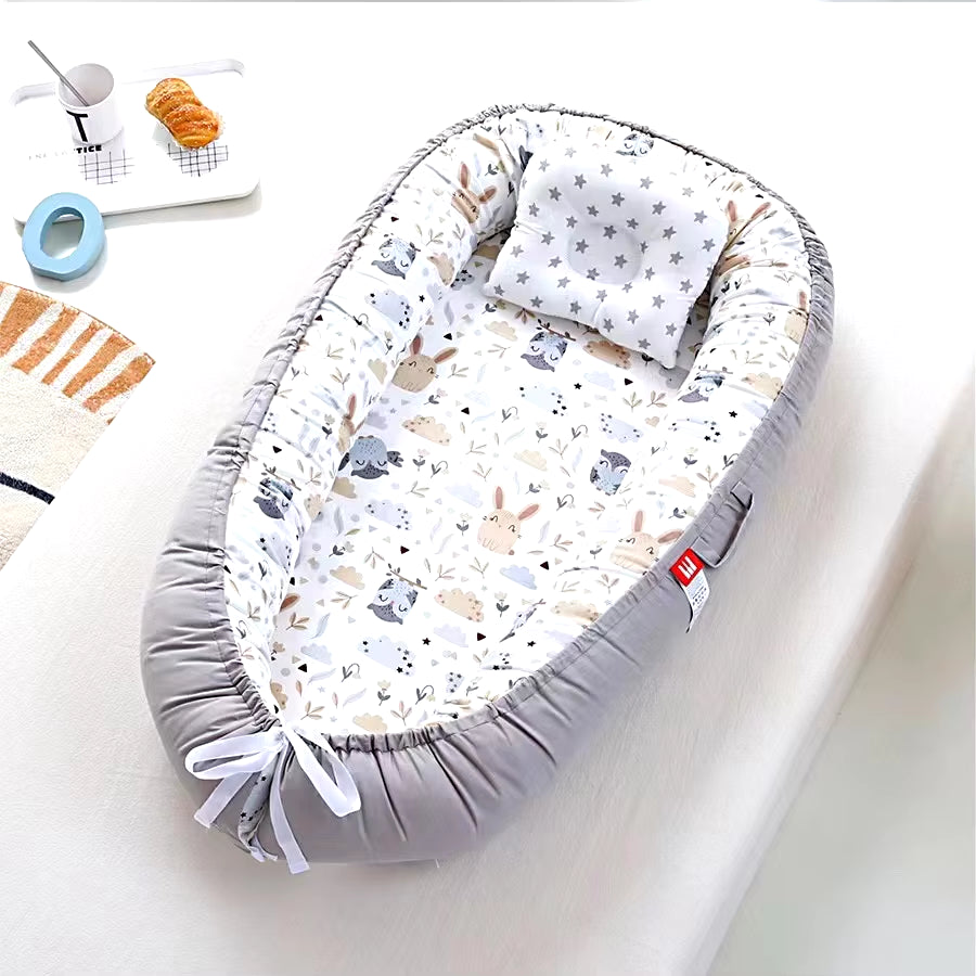 Baby Nest for Co Sleeping Newborn - Lounger Portable Crib