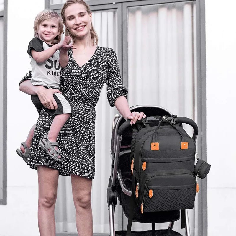 Baby Changing Nappy Bag - Maternity Organiser Travel Backpack Waterproof - Regal Allure