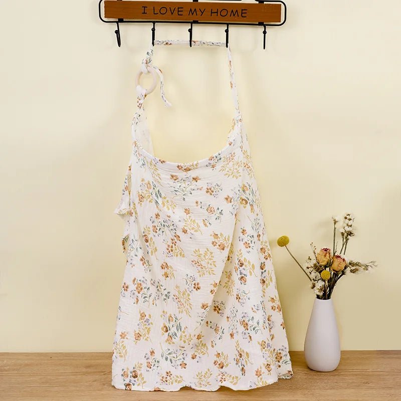 Breathable Breastfeeding Privacy Cover - Baby Feeding Nursing Apron Adjustable - Regal Allure