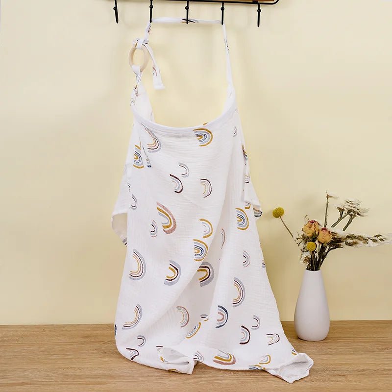 Breathable Breastfeeding Privacy Cover - Baby Feeding Nursing Apron Adjustable - Regal Allure