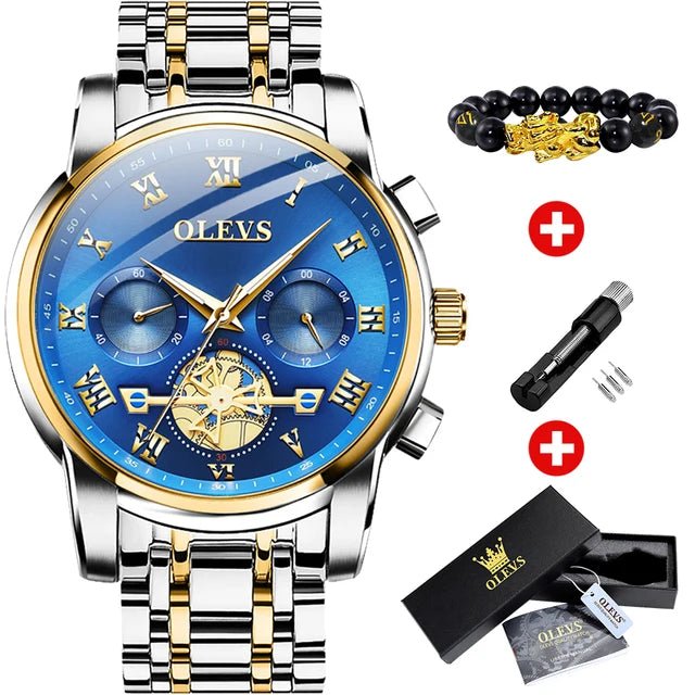 Classic Roman Men's Watches - Quartz Waterproof - Regal Allure