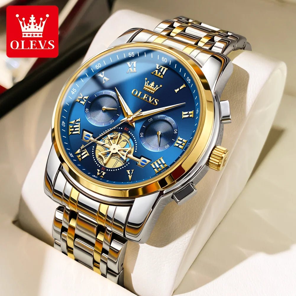 Classic Roman Men's Watches - Quartz Waterproof - Regal Allure