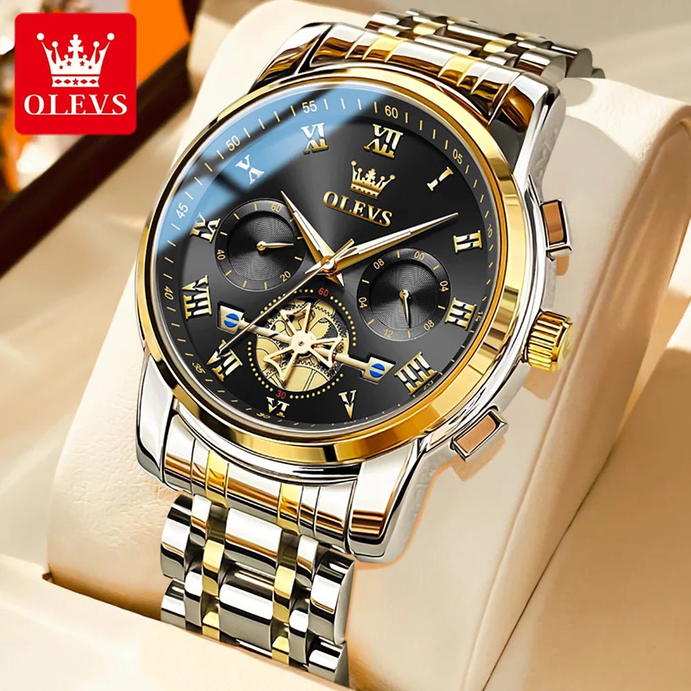 Classic Roman Men's Watches - Quartz Waterproof - Regal Allure