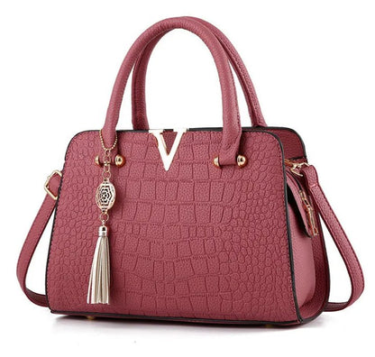 Fashion Leather Shoulder Tote Handbag For Women - Regal Allure