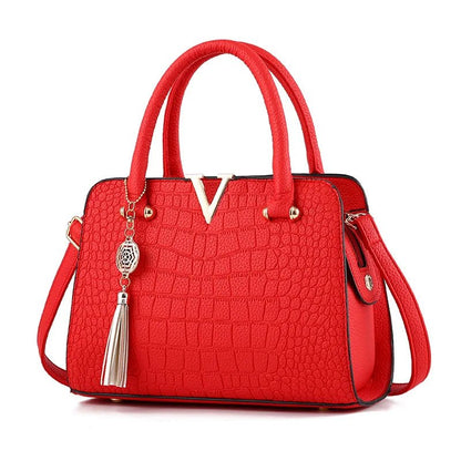 Fashion Leather Shoulder Tote Handbag For Women - Regal Allure