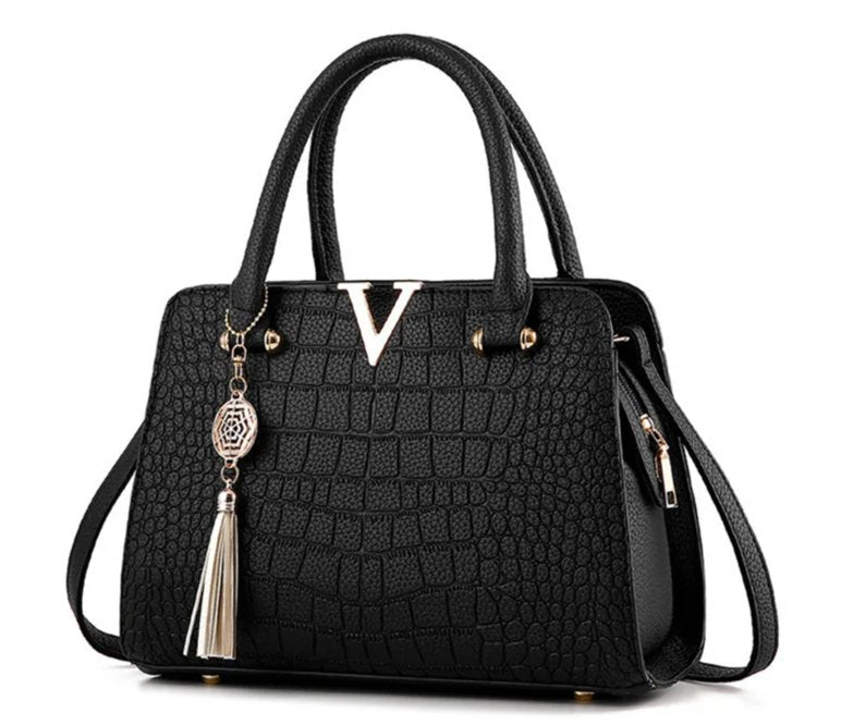 Fashion Leather Shoulder Tote Handbag For Women - Regal Allure