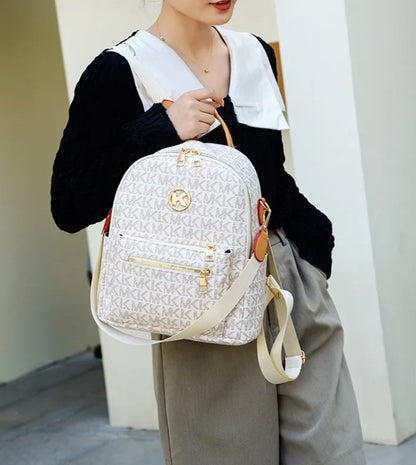 Retro Stylish Women Backpack Handbag 