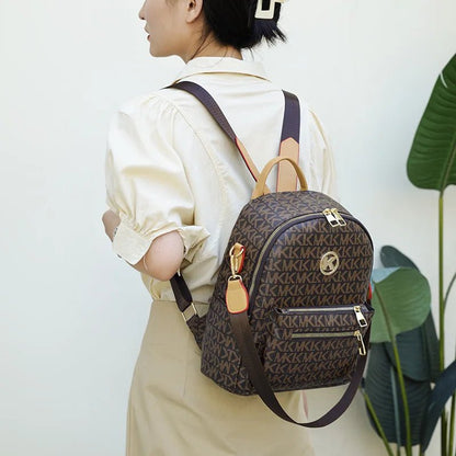 Retro Stylish Women Backpack Handbag 