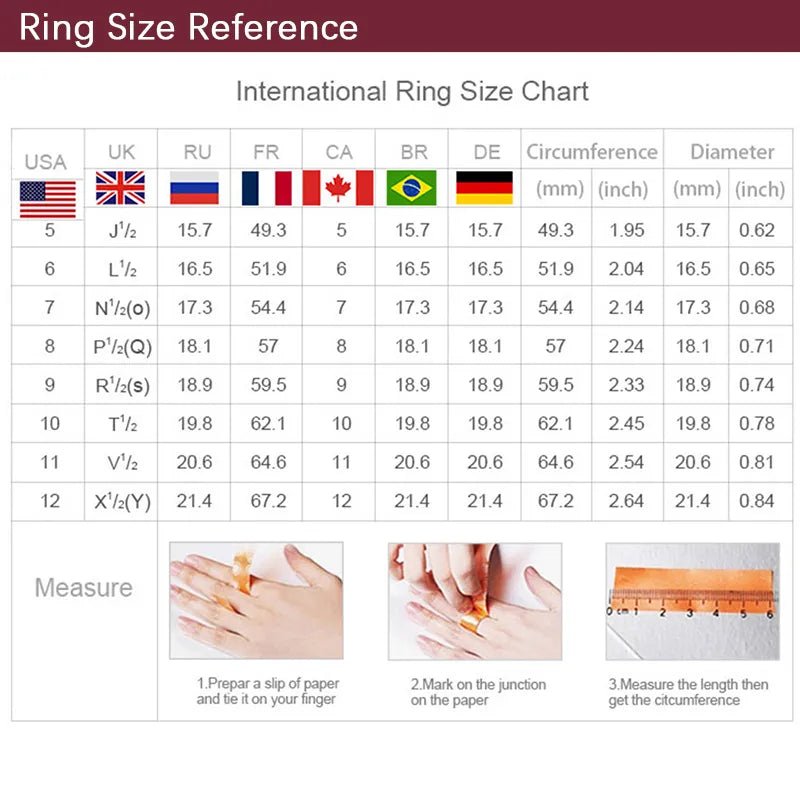 Rings for Women 100% 925 Sterling Silver With Zircon Stones - Choose your Style