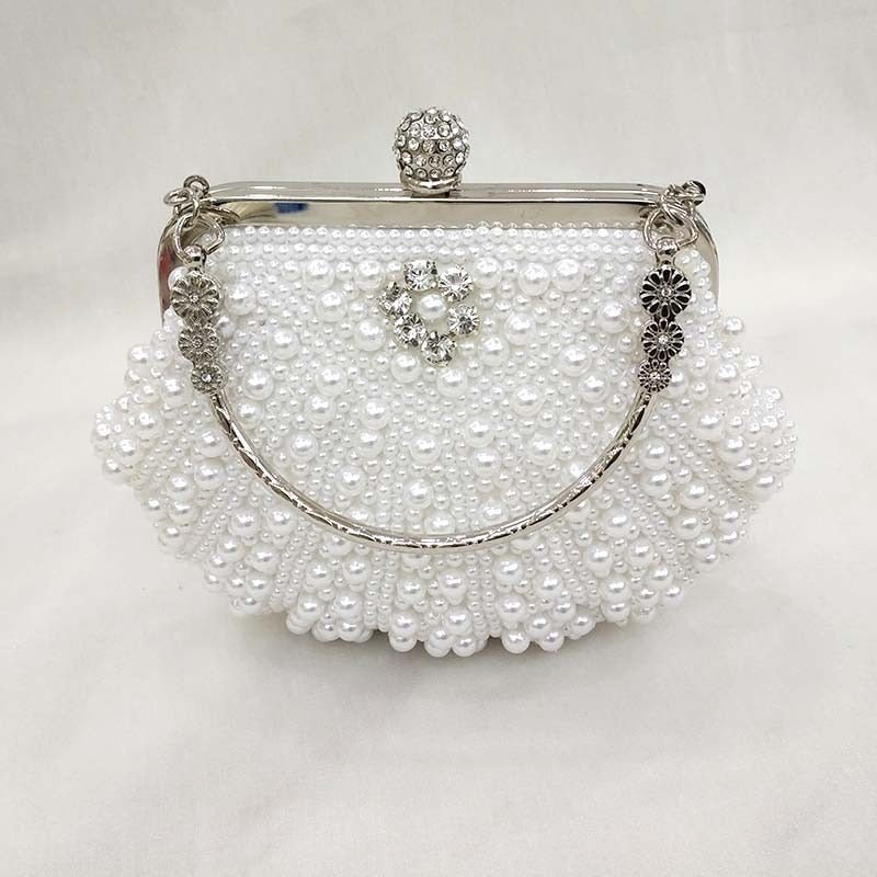 Shell Pearl Clutch Handbag - Social Party / Wedding/ Bridesmaid 