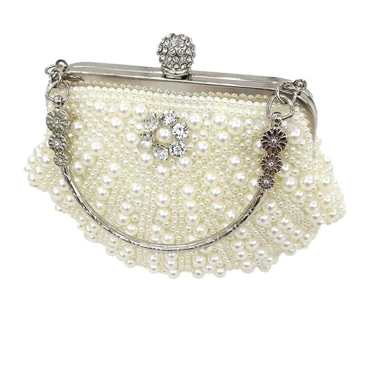 Shell Pearl Clutch Handbag - Social Party / Wedding/ Bridesmaid 