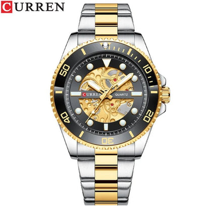 Stainless Steel Fashion Watches For Men - Waterproof 30m - Quartz