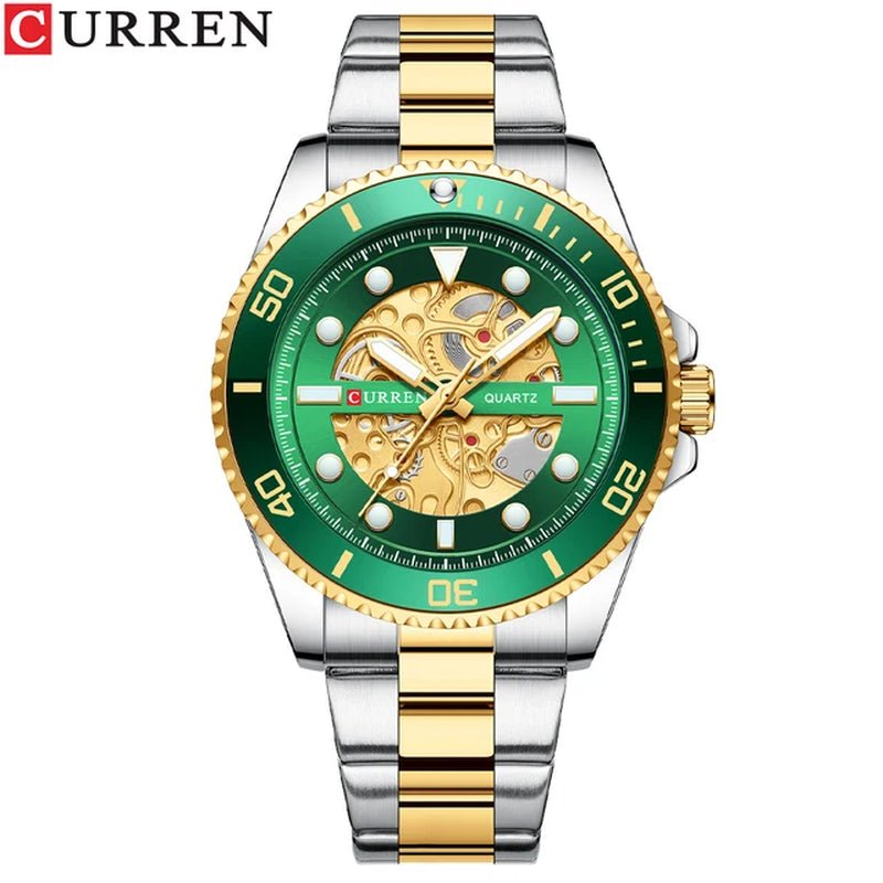 Stainless Steel Fashion Watches For Men - Waterproof 30m - Quartz