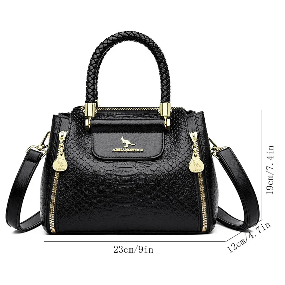 Tote Or Handbag For Women's Fashion - Soft Leather - Regal Allure