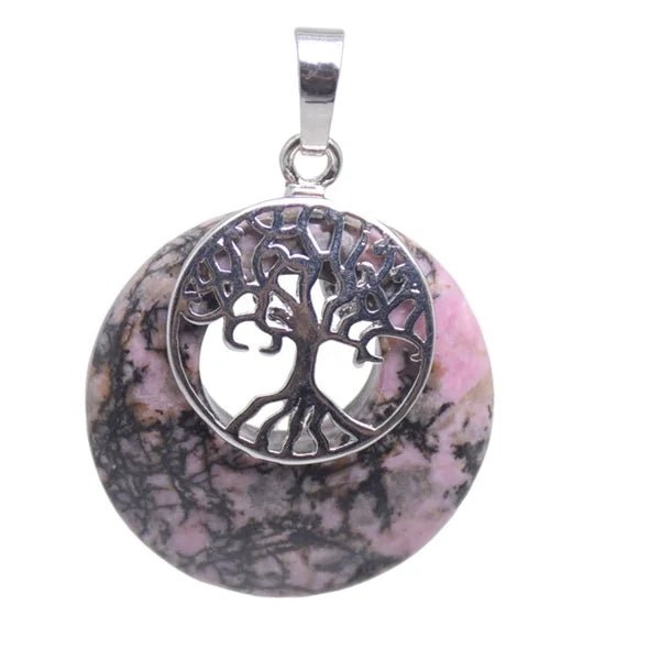 Tree of Life Natural Stones Pendant - Choose Your Gemstones - Regal Allure