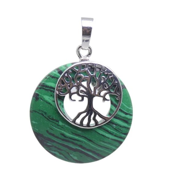 Tree of Life Natural Stones Pendant - Choose Your Gemstones - Regal Allure