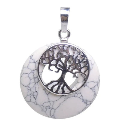 Tree of Life Natural Stones Pendant - Choose Your Gemstones - Regal Allure