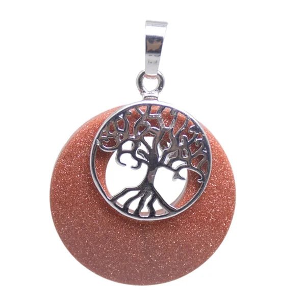 Tree of Life Natural Stones Pendant - Choose Your Gemstones - Regal Allure