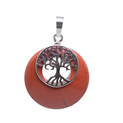 Tree of Life Natural Stones Pendant - Choose Your Gemstones - Regal Allure