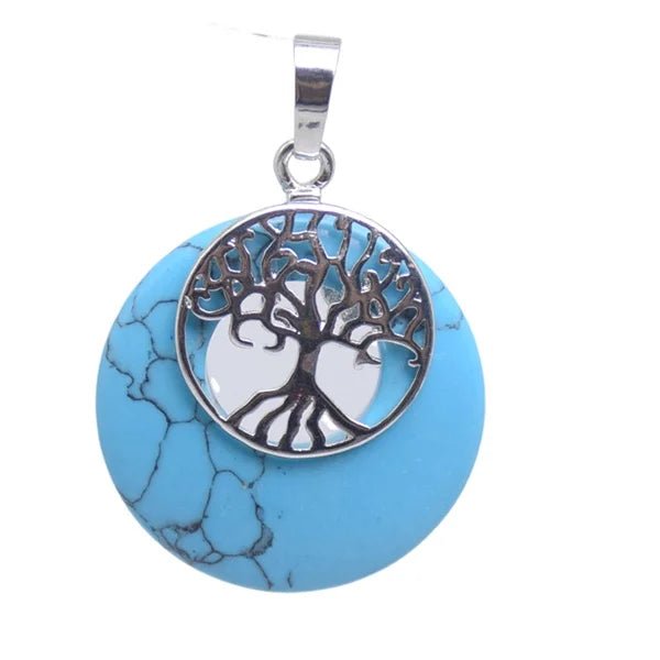 Tree of Life Natural Stones Pendant - Choose Your Gemstones - Regal Allure