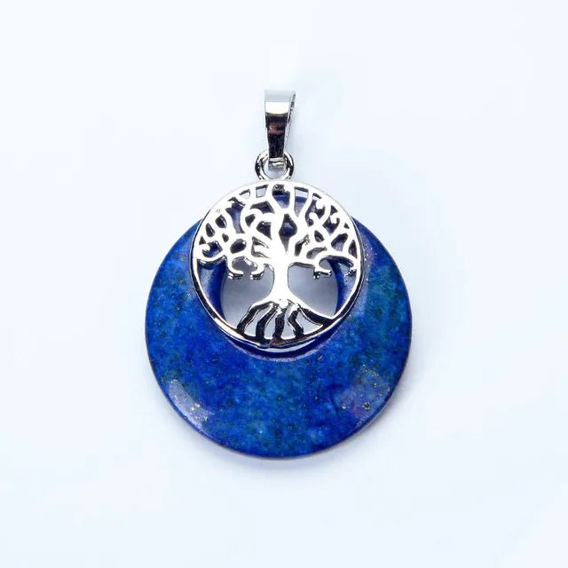 Tree of Life Natural Stones Pendant - Choose Your Gemstones - Regal Allure