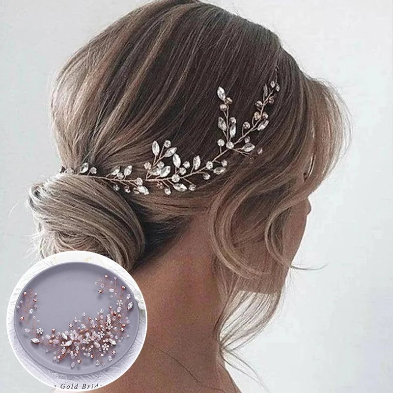 Wedding Hair Vine - Headdress Ornament Jewellery for Brides - Choose Your Style - Regal Allure