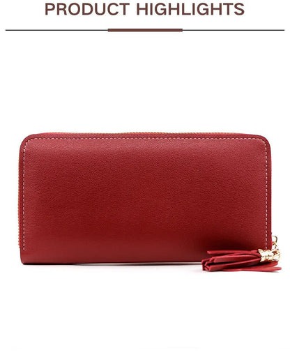 Women Purse Long Multi-Functional Clutch - Regal Allure